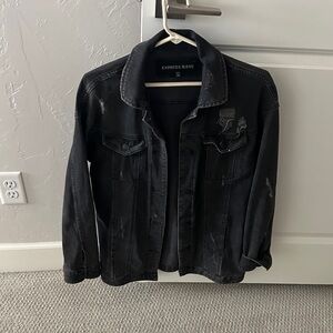 Express Jeans Black Denim Jacket